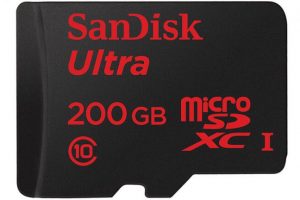 #MWC | SanDisk представила microSD-карту памяти объемом 200 ГБ